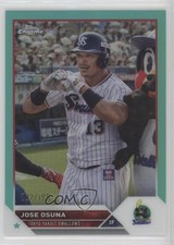 2023 Chrome NPB Nippon Professional Baseball Aqua Refractor /199 Jose Osuna 0sk9
