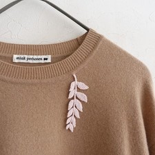  2024 mina perhonen ble Cashmere Knit Pullover Size 40