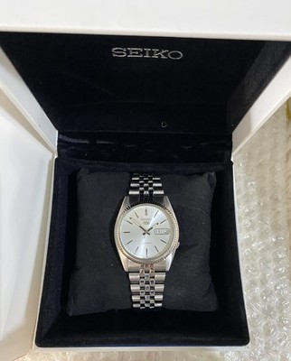 Seiko 5 Sports Silver Men's Watch - SNXJ89 for sale online | eBay