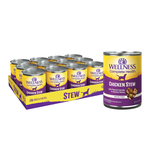 "Thick & Chunky Grain-Free Chicken Stew Dog Food, 12.5 oz, Pack of 12"