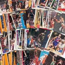 Huge(100) Vintage NBA Basketball Cards Lot 90's HOF Inserts Rookies Foil EX-NM B