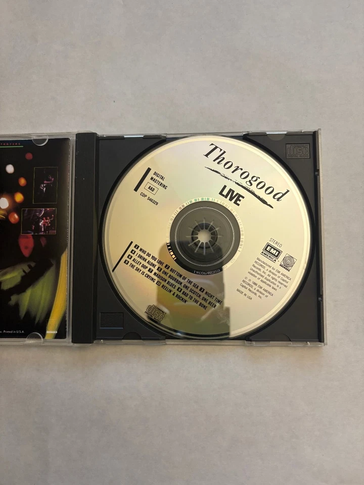 George Thorogood & The Destroyers - Live CD 1986 Blues Rock EMI America Foto 2 de 4