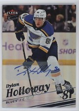 2025-26 Upper Deck Fleer Ultra Rainbow Foil Auto Dylan Holloway #52