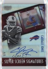 2016 Gala Silver Screen Rookie Signatures Crimson 4/5 Cardale Jones Auto 1fl4