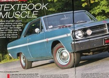 1968 Dodge Dart Gts 383 V8 Hardtop 6 Pg Color Article