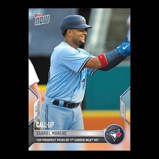 Gabriel Moreno - 2022 MLB Topps Now Card 332 - Print Run: 2369 Toronto Blue Jays