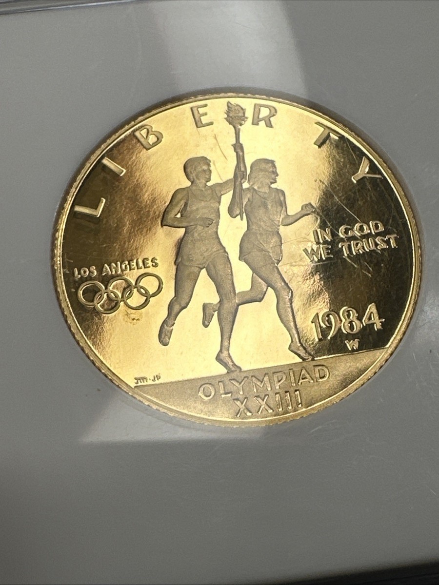 1984-W $10 Gold Olympic Commemorative Proof NGC PF69 UCAM | 0.4837