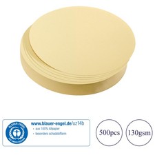 FRANKEN Moderationskarten Kreis 95mm 500 Stück