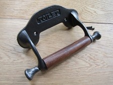 Rustic TOILET ROLL HOLDER cast iron vintage antique wc loo Lavatory roll holder