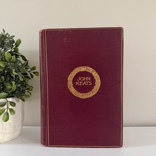 1899 John Keats Complete Poetical Works & Letters Cambridge HC Antique