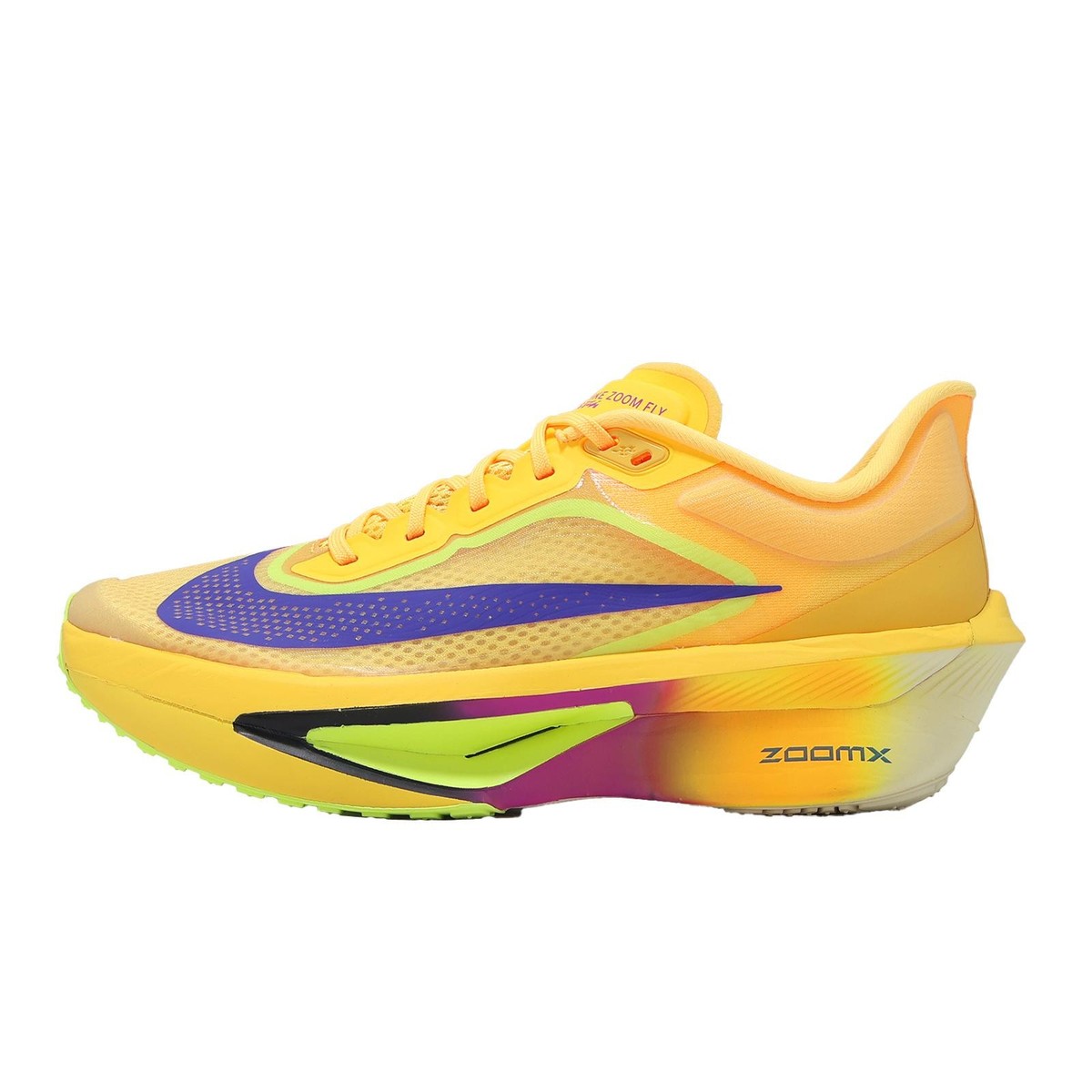 Nike Zoom Fly 6 Citron Pulse Indigo Burst Men Unisex Racing