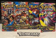 Pokemon MEGA EVOLUTION Booster Pack ( 1 Pack 10 Cards ) FREE SHIPPING SEALED NEW