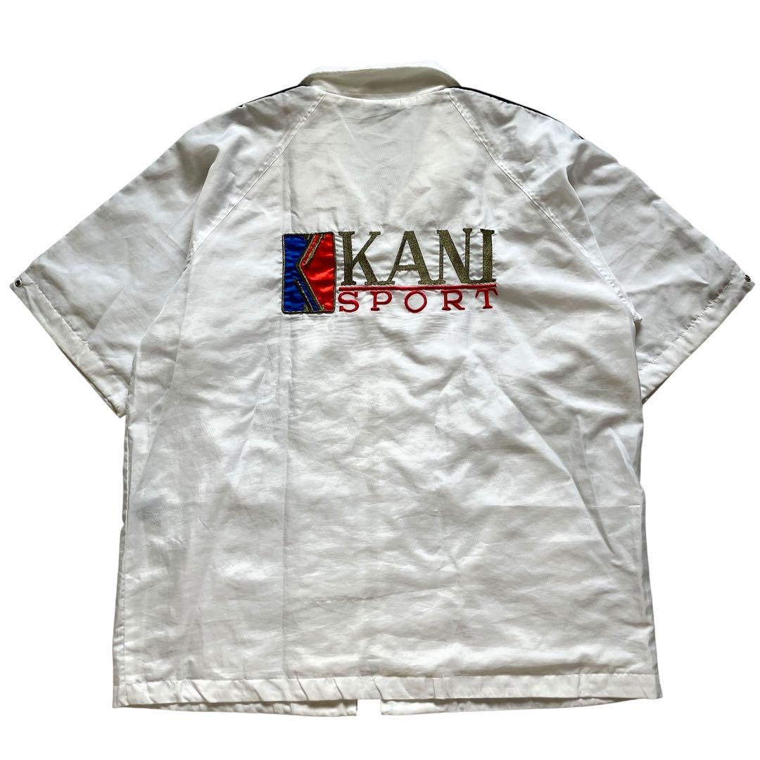 Y2K B-Style 90s Karl Kani XL Nylon Set: Short Sleeve Top and