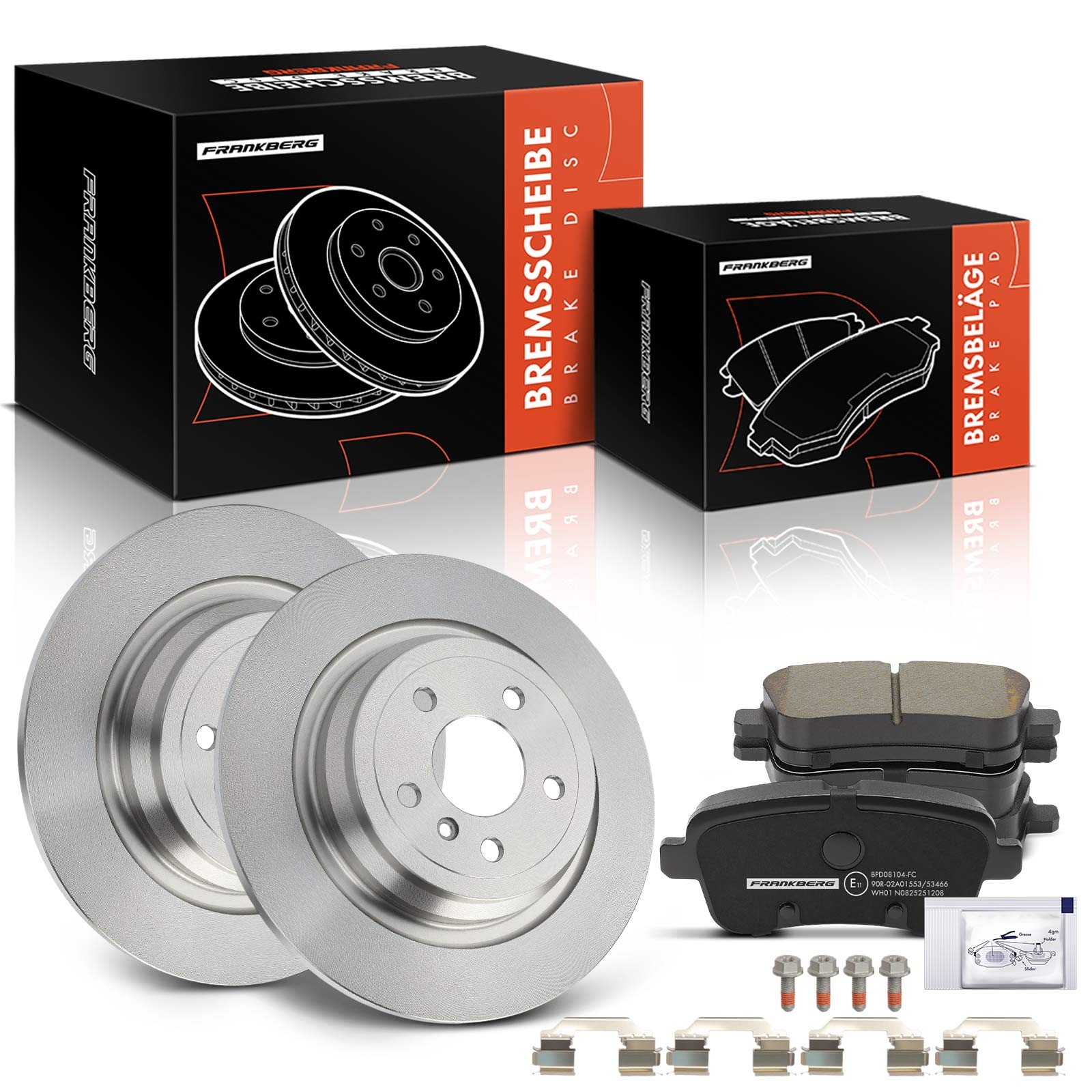 Frankberg Brake Discs & Brake Pads 325mm for Mercedes-Benz GLE 2015-2019 Rear