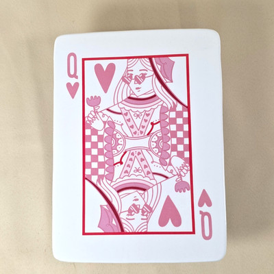 Queen O Hearts Playing Card Ceramic Trivet Hot Plate Stand Novelty Kitchen Decor