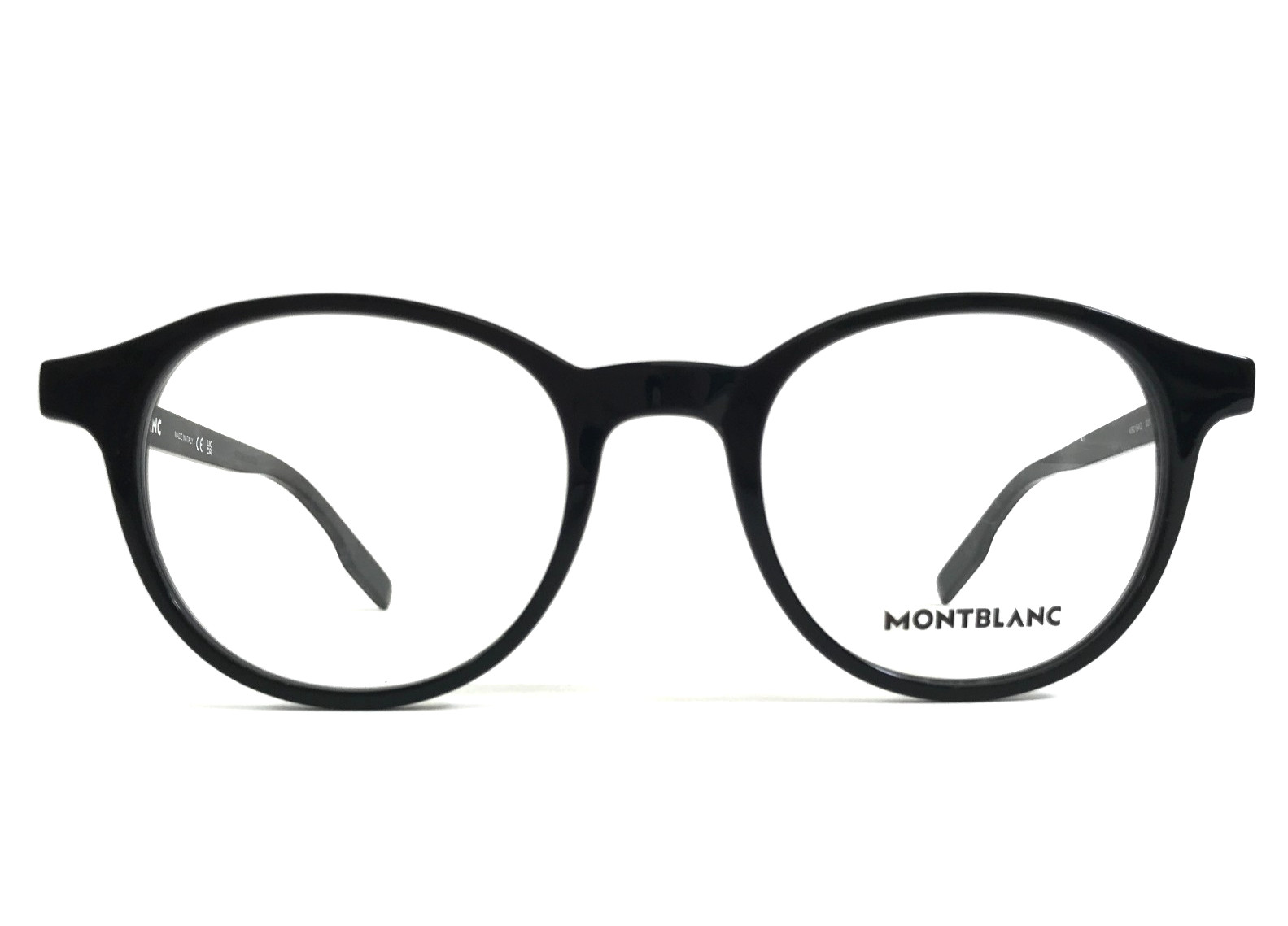 Montblanc Eyeglasses Frames MB0154O 001 Shiny Black Round Full Rim 49-20-145 39990₽