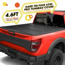 4.6FT Tri Fold Low-profile Tonneau Cover for Ford Maverick 2022-2025 Non-Slip
