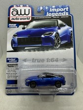 Auto World 64412 Import Legends 1:64 2023 Nissan Z Series A Blue FREE SHIPPING