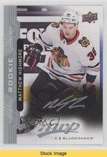 2018 Upper Deck MVP High Series Rookies Silver Script Matthew Highmore READ 0e3