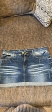 Women's Denim Mini Skirt Size Large