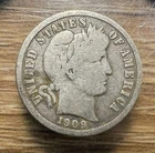 1909-O Barber Dime - Actual Coin Shown - Free Shipping & Tracking INV#602