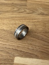 Foundoria Deer Antler Tungsten Ring With Rose Gold Men’s Size W RRP £139 Haven