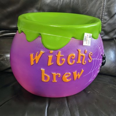 Mr. Halloween Witch's Brew 14''  Lighted Blow Mold  New Mr. Christmas