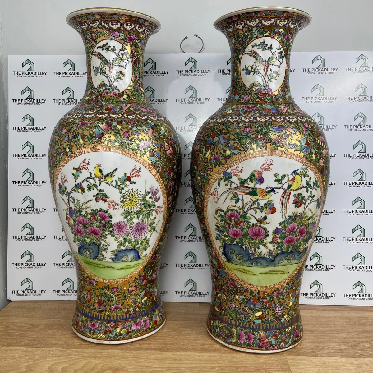 大花瓶中国古董花瓶| eBay