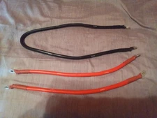 ECO WORTHY tinned copper   2 awg. Power & ground cables