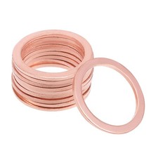 10Pcs 22mmx28mmx1,5mm Rondelle plate cuivre boulon à vis