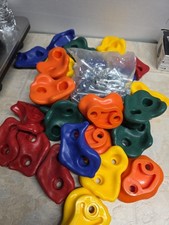 Rock Climbing Holds 25PCS Climbing Wall Set Kids Adult Indoor Outdoor Multicolor