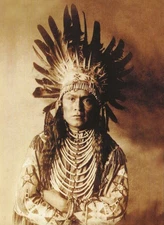 POSTCARD Northern Plains American Indian c1890 Unknown Photographer