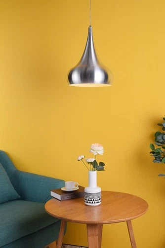 Living District Circa 1 Light Transitional Aluminum Pendant in Black - Picture 9 of 9