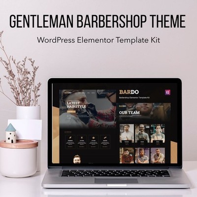 Barbershop & Men s Salon Theme - Wordpress Elementor Template Kit