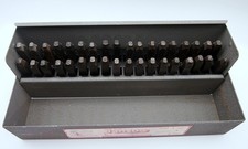 C.H. HANSON 21624 Steel Stamp Alphabet Letter and Number Set 3/32” USA Tool
