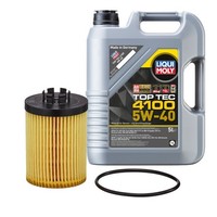 Inspektionspaket MANN-FILTER Filtersatz Liqui Moly 5W-40 FüR Opel Corsa Astra
