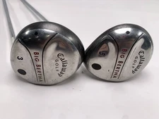 Callaway Big Bertha 2007 3 & 5 Fairway Wood Set 15* 18* Uniflex Graphite Mens RH