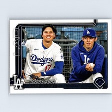 2025 Topps Update Rising Sons (Ohtani / Sasaki) #US269 Los Angeles Dodgers