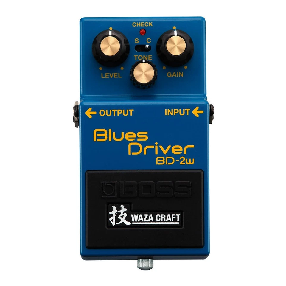 Pedal de guitarra BOSS BD-2W Premium Waza Craft Blues Driver modo estándar y personalizado