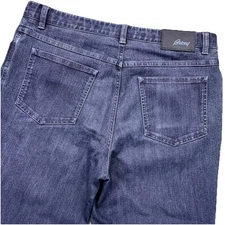 Brioni Marmolada Jeans Mens 36x32 Dark Blue Denim Designer Made In Italy