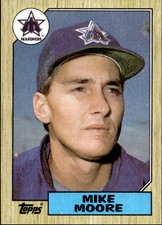 1987 Topps #727 Mike Moore Baseball Card