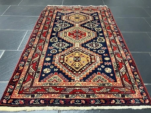 Oriental carpet hand knotted Derbent living room carpet 140 x 90 cm carpet rug
