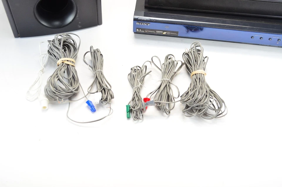 Sony STR-KS2300 5.1 Ch HDMI AV Receiver Sub 5 Speakers Bundle Home - No remote - Image 4 of 4