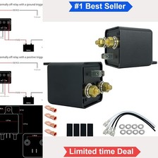High Current Relay 120A 12V DC Continuous Duty SPST 4 Pin Heavy Duty Split