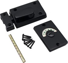 Bathroom Indicator Bolt Vacant Engaged Privacy WC Toilet Door Lock Satin Brass