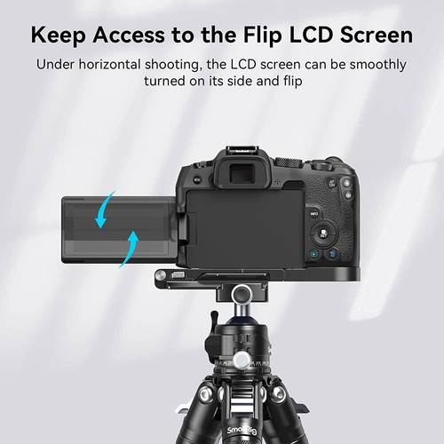 SmallRig Camera Foldable L-Bracket for Canon R8, L-Shape Mount Plate for EOS R8 - Picture 6 of 9