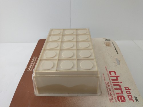 Vintage 1983 Plastic 2-Note DOOR CHIME DOORBELL Great Vintage Retro 70s Look NEW - Picture 11 of 12