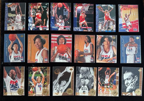 1994 Upper Deck USA Basketball Complete Set (1-90) trading cards - Picture 4 of 4