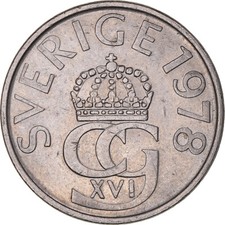 #1147081 M&uuml;nze, Schweden, Carl XVI Gustaf, 5 Kronor, 1978, SS, Kupfer-Nickel,