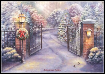 Christmas Dawn - DIY Chart Counted Cross Stitch Patterns Needlework DMC Color